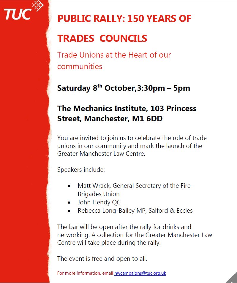 Celebrate Trade Unions Rally Flyer