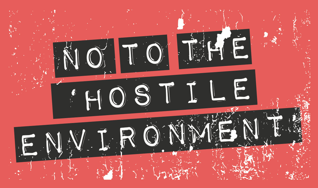 no to hostile environment